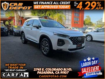 2020 HYUNDAI SANTA FE 1 OWNER for sale in PASADENA