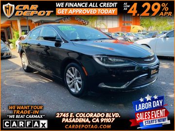 2016 CHRYSLER 200 for sale in PASADENA