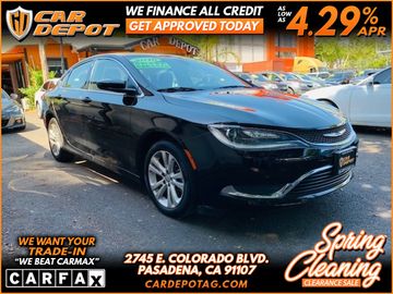2016 CHRYSLER 200 for sale in PASADENA