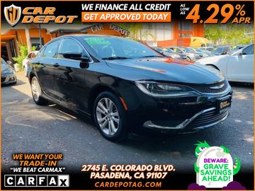 BLACK, 2016 CHRYSLER 200 Image 