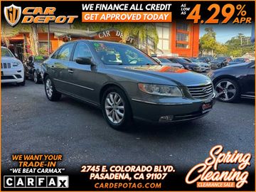 2007 HYUNDAI AZERA for sale in PASADENA
