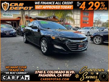2019 CHEVROLET MALIBU for sale in PASADENA