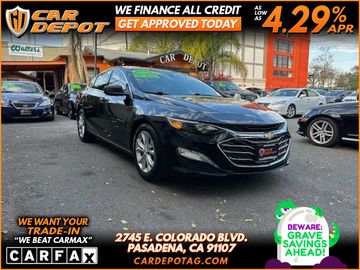 BLACK, 2019 CHEVROLET MALIBU Image 