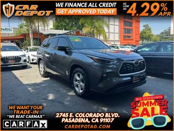 2021 TOYOTA HIGHLANDER for sale in PASADENA