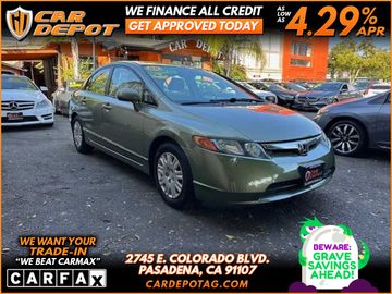 GREEN, 2008 HONDA CIVIC Image 