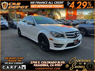 WHITE, 2013 MERCEDES-BENZ C-CLASS Image 