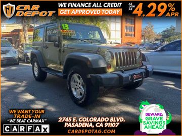 GREEN, 2013 JEEP WRANGLER Image 