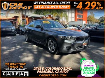 GRAY, 2015 BMW 3 SERIES RED INTERIOR SUPER LOW MILES Image 