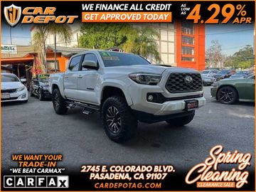 2021 TOYOTA TACOMA DOUBLE CAB for sale in PASADENA