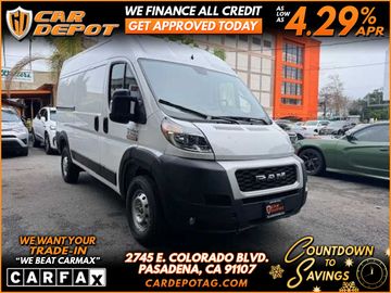 2021 RAM PROMASTER CARGO VAN SUPER LOW MILES for sale in PASADENA