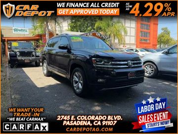 2019 VOLKSWAGEN ATLAS SUPER CLEAN LOW MILES for sale in PASADENA