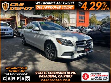 2016 MERCEDES-BENZ C-CLASS for sale in PASADENA