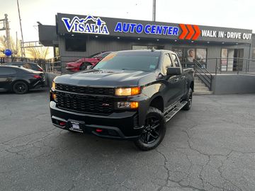 DARK GRAY, 2019 CHEVROLET SILVERADO 1500 DOUBLE CAB Image 