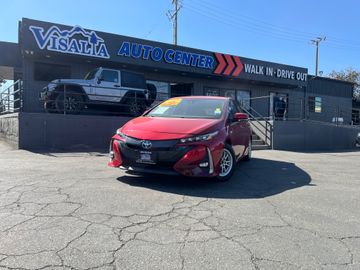 RED, 2018 TOYOTA PRIUS PRIME Image 