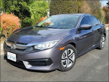 GRAY, 2018 HONDA CIVIC Image 
