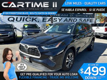 2022 TOYOTA HIGHLANDER for sale in SOUTH GATE