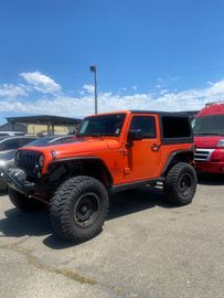 ORANGE, 2015 JEEP WRANGLER Image 
