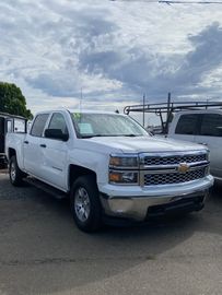 WHITE, 2014 CHEVROLET SILVERADO 1500 CREW CAB Image 