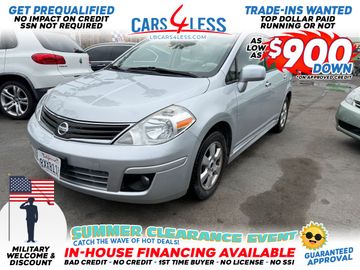 SILVER, 2010 NISSAN VERSA Image 