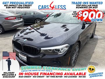 BLACK, 2018 BMW 5 SERIES Image 