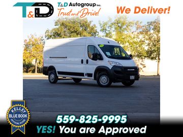 WHITE, 2023 RAM PROMASTER CARGO VAN Image 