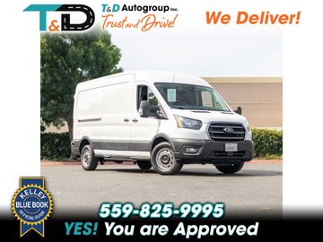 WHITE, 2020 FORD TRANSIT 250 CARGO VAN Image 