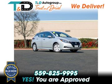 SILVER, 2023 NISSAN LEAF Image 