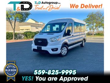 2021 FORD TRANSIT 350 PASSENGER VAN for sale in FRESNO