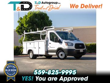 WHITE, 2018 FORD TRANSIT CUTAWAY Image 