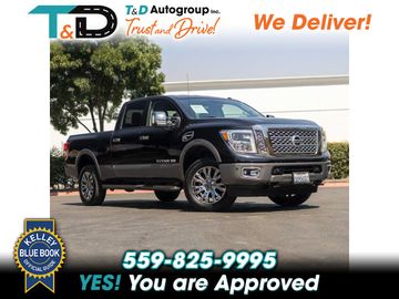 BLACK, 2016 NISSAN TITAN XD CREW CAB Image 