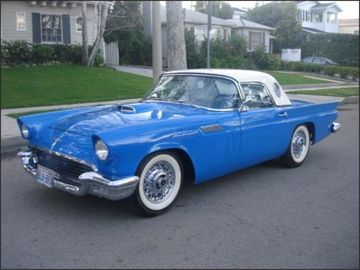 BLUE, 1957 FORD THUNDERBIRD Image 