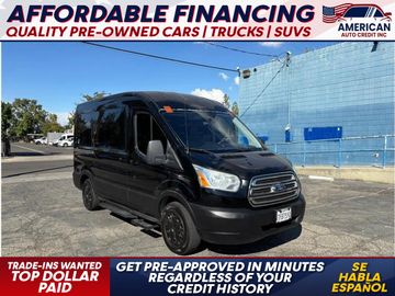 BLACK, 2016 FORD TRANSIT 150 WAGON Image 