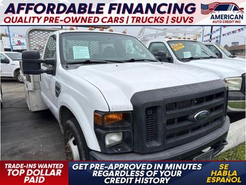WHITE, 2008 FORD F350 SUPER DUTY REGULAR CAB & CHASSIS Image 