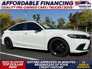 WHITE, 2022 HONDA CIVIC Image 