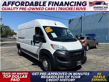 WHITE, 2023 RAM PROMASTER CARGO VAN Image 