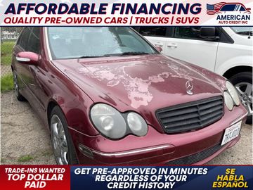 BURGUNDY, 2005 MERCEDES-BENZ C-CLASS Image 