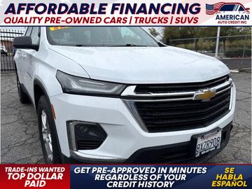 WHITE, 2022 CHEVROLET TRAVERSE Image 