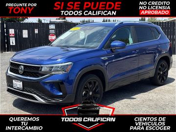 BLUE, 2022 VOLKSWAGEN TAOS Image 