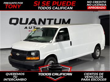 WHITE, 2014 CHEVROLET EXPRESS 3500 CARGO Image 
