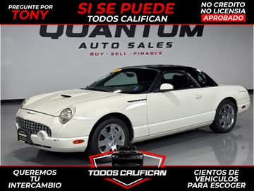 WHITE, 2002 FORD THUNDERBIRD Image 