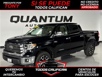 BLACK, 2018 TOYOTA TUNDRA CREWMAX Image 