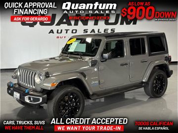 2022 JEEP WRANGLER UNLIMITED 4XE for sale in ESCONDIDO