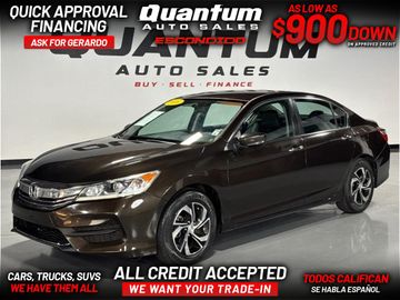 2016 HONDA ACCORD for sale in ESCONDIDO