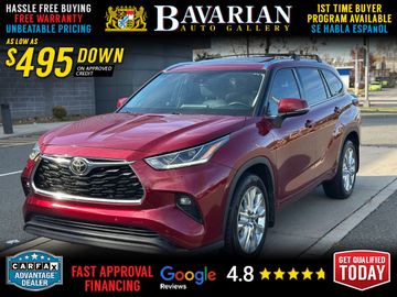 Burgundy, 2021 Toyota Highlander Image 