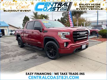 BURGUNDY, 2020 GMC SIERRA 1500 CREW CAB Image 