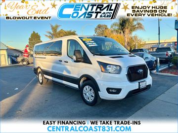 WHITE, 2023 FORD TRANSIT 350 PASSENGER VAN Image 