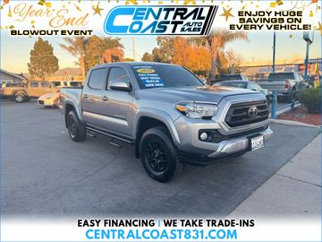 SILVER, 2020 TOYOTA TACOMA DOUBLE CAB Image 