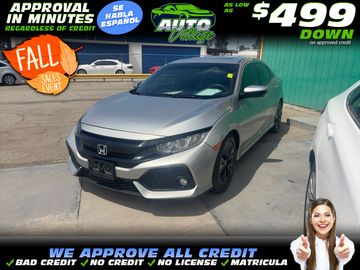 2018 HONDA CIVIC for sale in BAKERSFIELD