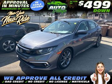 2019 HONDA CIVIC for sale in BAKERSFIELD