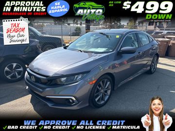 2019 HONDA CIVIC for sale in BAKERSFIELD